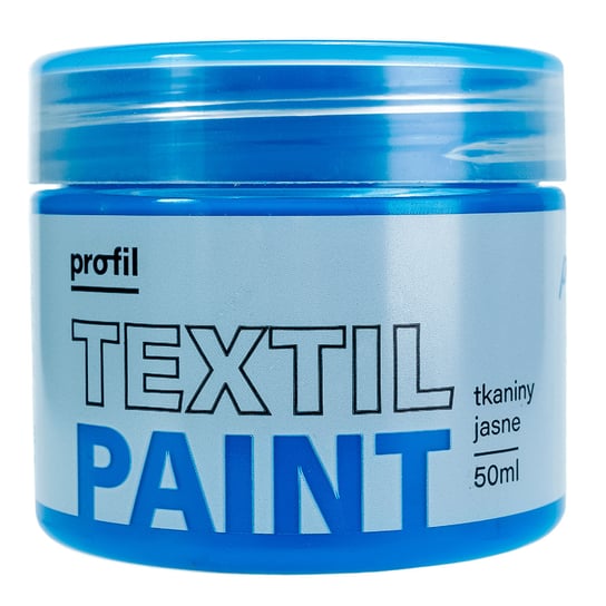 Farba do tkanin jasnych PROFIL 50ml błękit Profil