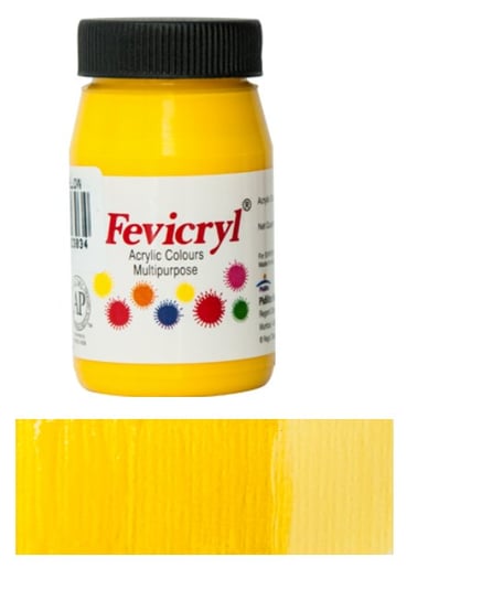 Farba Do Tkanin Pidilite 03 Chrome Yellow 50Ml Fevicryl Fevicryl