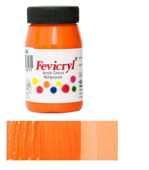 Farba Do Tkanin Pidilite 17 Orange 50Ml  Fevicryl Pidilite