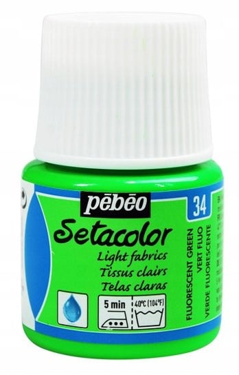 Farba Do Tkanin Setacolor Light Farbics 45Ml Vert PEBEO