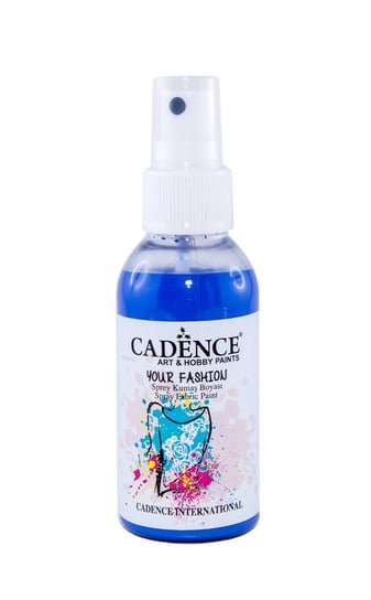Farba Do Tkanin W Sprayu Ciemny Niebieski, 100Ml, Cadence Cadence