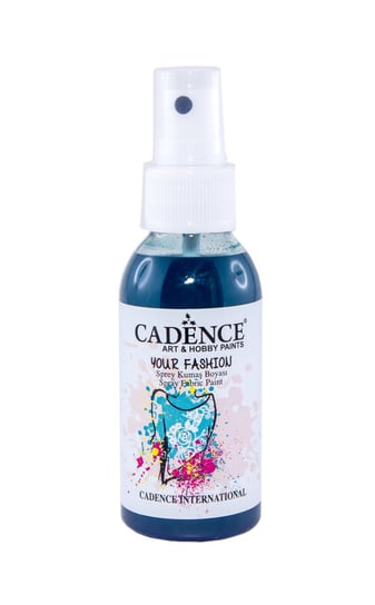Farba Do Tkanin W Sprayu Petrolium, 100Ml, Cadence Cadence