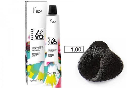 Farba do włosów Kezy Color Vivo 100 ml 1.00 Czarny KEZY