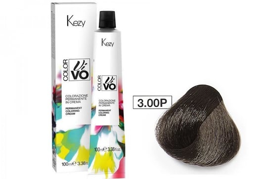 Farba do włosów Kezy Color Vivo 100 ml   3.00p ciemny brąz plus KEZY
