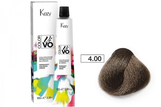Farba do włosów Kezy Color Vivo 100 ml   4.00 brąz KEZY