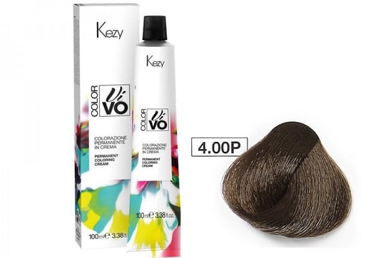 Farba do włosów Kezy Color Vivo 100 ml   4.00p brąz plus KEZY