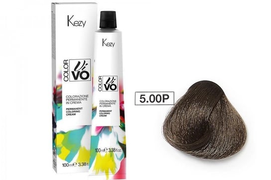 Farba do włosów Kezy Color Vivo 100 ml   5.00p jasny brąz plus KEZY