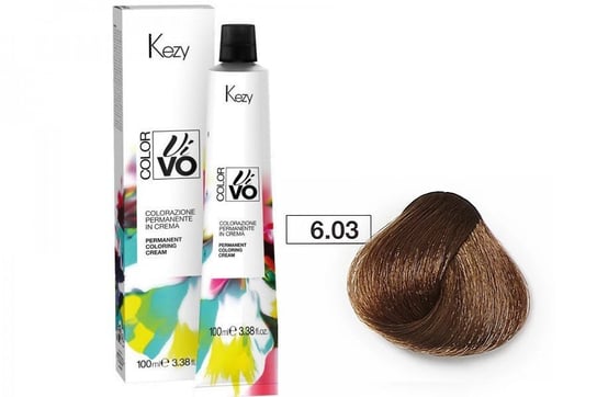 Farba do włosów Kezy Color Vivo 100 ml   6.03 naturalnie złocisty ciemny blond KEZY