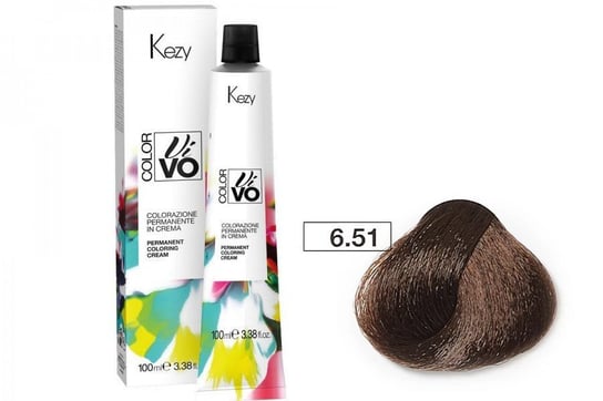 Farba do włosów Kezy Color Vivo 100 ml   6.51 orzechowy ciemny blond KEZY