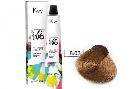 Farba do włosów Kezy Color Vivo 100 ml   8.03 naturalnie złocisty jasny blond KEZY
