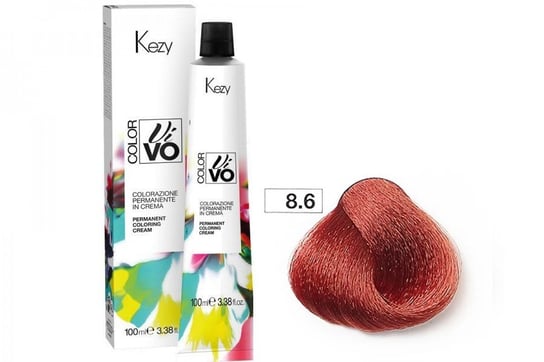 Farba do włosów Kezy Color Vivo 100 ml   8.6 czerwony jasny blond KEZY