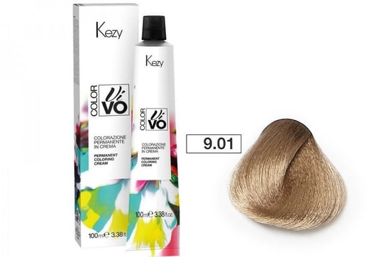 Farba do włosów Kezy Color Vivo 100 ml   9.01 naturalnie popielaty bardzo jasny blond KEZY