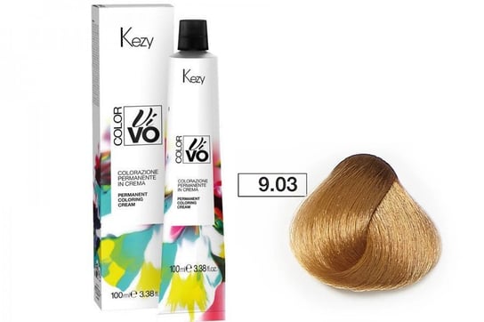 Farba do włosów Kezy Color Vivo 100 ml   9.03 naturalnie złocisty bardzo jasny blond KEZY