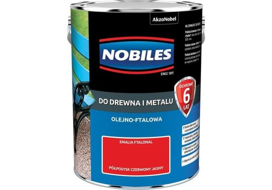 Farba Ftalonal Czerwony Jasny 5L Nobiles NOBILES