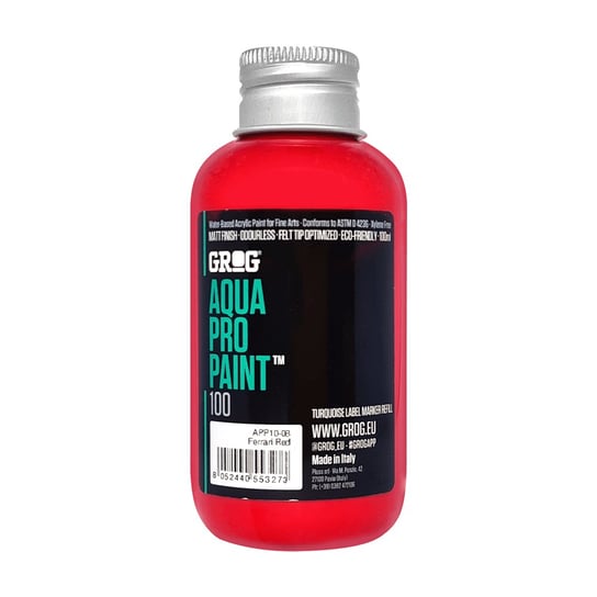 Farba Grog Aqua Pro Paint - 100 ml - ferrari red Inna marka