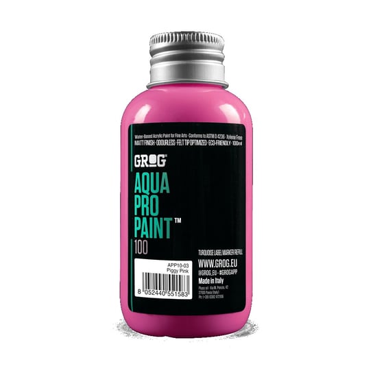Farba Grog Aqua Pro Paint - 100 ml - uzi grey Inna marka