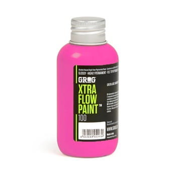 Farba Grog Xtra Flow Paint 100 ml - neon fuchsia Inna marka