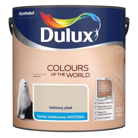 Farba Kolory Świata Beżowy Pled 2.5L Dulux Dulux