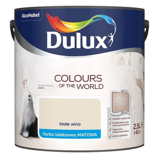 Farba Kolory Świata Białe Wino 2.5L Dulux Dulux