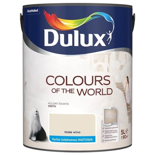 Farba Kolory Świata Białe Wino 5L Dulux Dulux