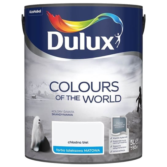 Farba Kolory Świata Chłodna Biel 5L Dulux Dulux