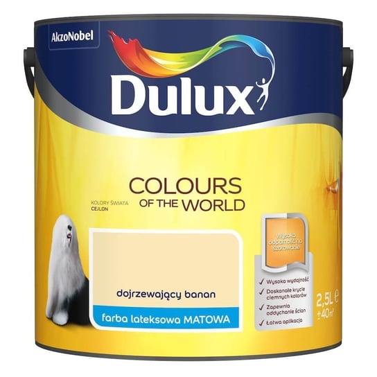 Farba Kolory Świata Dojrzewający Banan 2.5L Dulux Dulux