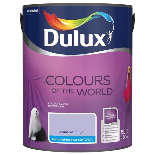 Farba Kolory Świata Kwiat Rozmarynu 5L Dulux Dulux