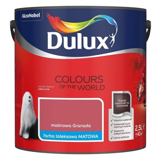 Farba Kolory Świata Malinowa Granada 2.5L Dulux Dulux