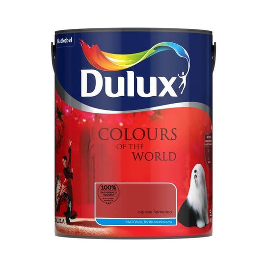 Farba Kolory Świata Ogniste Flamenko 5L Dulux Dulux