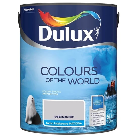 Farba Kolory Świata Srebrzysty Lód 5L Dulux Dulux