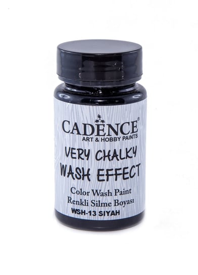 Farba kredowa Wash Effect 90ml, czarny Cadence