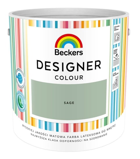 Farba Lateks Designer Colour Sage 2.5L Beckers Inna marka