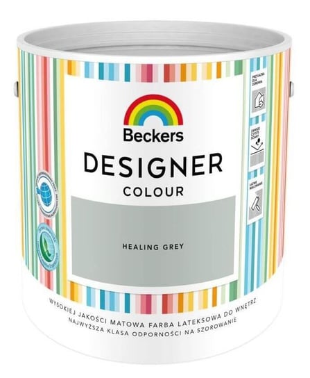 Farba Lateksowa Beckers Designer Colour Healing Grey 2,5L Beckers