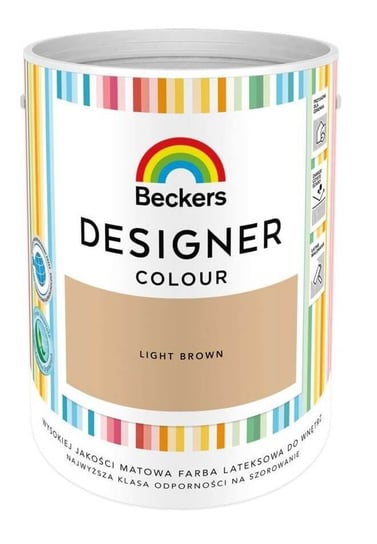 Farba Lateksowa Beckers Designer Colour Light Brown 5L Beckers