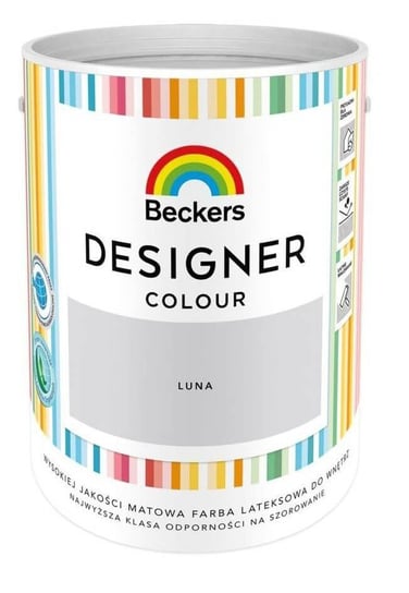 Farba Lateksowa Beckers Designer Colour Luna Mat 5L Beckers