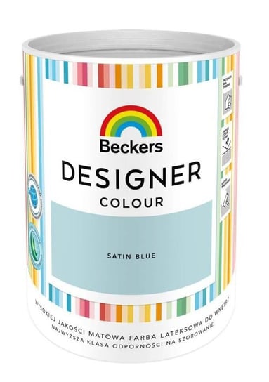Farba Lateksowa Beckers Designer Colour Satin Blue 5L Beckers
