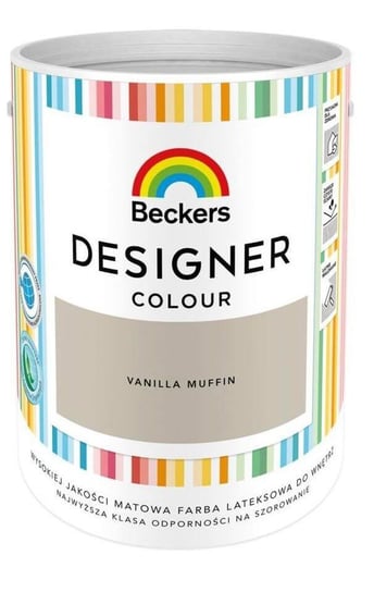 Farba Lateksowa Beckers Designer Colour Vanilla Muffin 5L Beckers