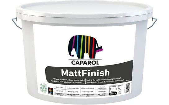 Farba Mattfinish Biały Mat 15 L 993143 Caparol Caparol