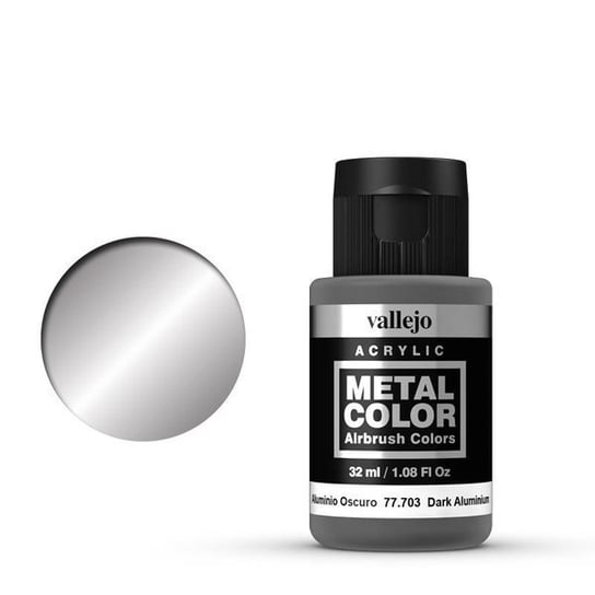 Farba, Metal Color Vallejo, Dark Aluminium 77.703, 32 ml Vallejo