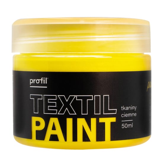 Farba Metaliczna Akrylowa Do Tkanin Cytryn Profil Textil Paint 50 Ml Żółta Kryjąca Profil