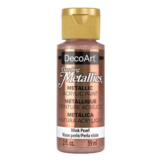 Farba metaliczna Dazzling Metallics - Mink Pearl - perłowa DecoArt