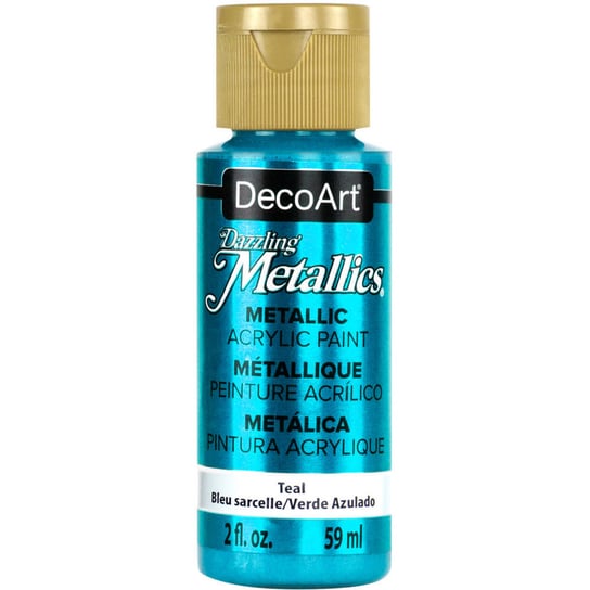 Farba metaliczna Dazzling Metallics - Teal - turkusowy DecoArt