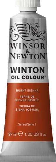 Farba olejna, Burnt sienna 074, 37 ml, Winsor&Newton Winsor & Newton