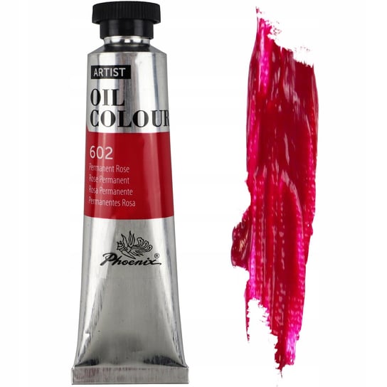 Farba Olejna Różowa Phoenix 602 Permanent Rose 40ml Permanentny Róż PHOENIX