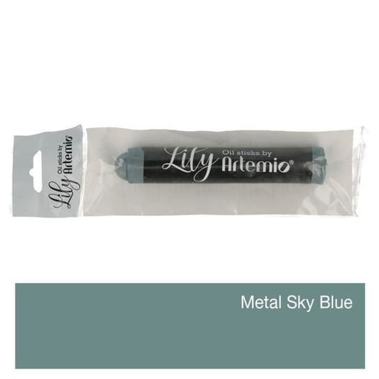 Farba olejna w sztyfcie liliowym - błękitny metal Inna marka