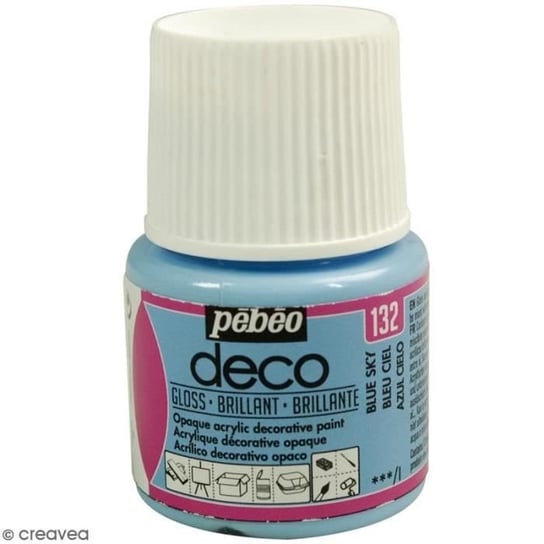 Farba P.BO Déco - połysk - 45 ml Błękit nieba PEBEO