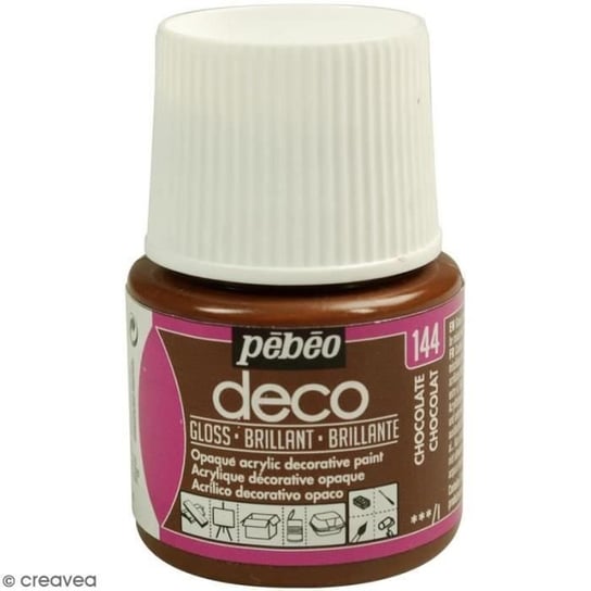 Farba P.BO Déco - połysk - 45 ml Czekoladowy Brąz PEBEO