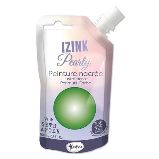 Farba perłowa Izink - zielona - 80ml Inna marka
