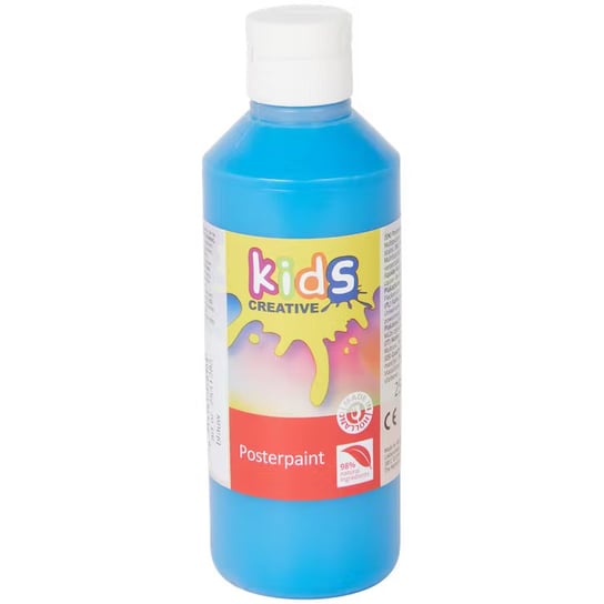 Farba plakatowa 250 ml niebieska Kids Creative Creative Kids