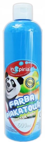 Farba plakatowa 500ml INSPIRIA NIEBIESKA 2982 Astra